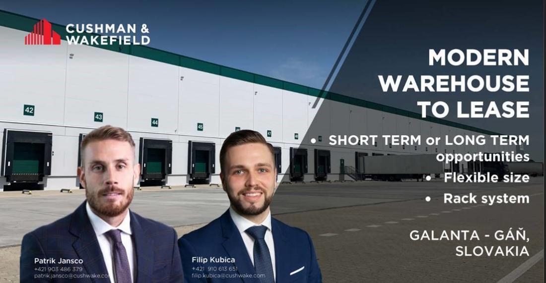 MODERN WAREHOUSE TO LEASE 